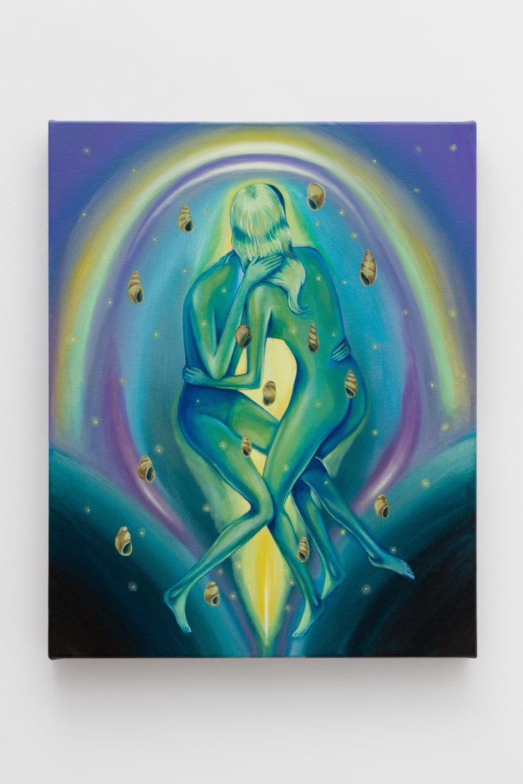 Alicia Reyes McNamara Lunar Eclipse-within your shell, 2024 Oil on canvas