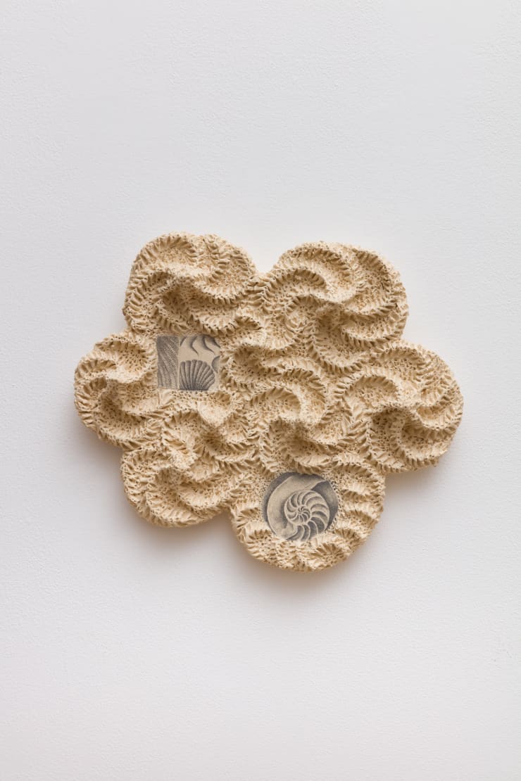 Ayla Tavares sand 4, 2024 Graphite on ceramic and sand