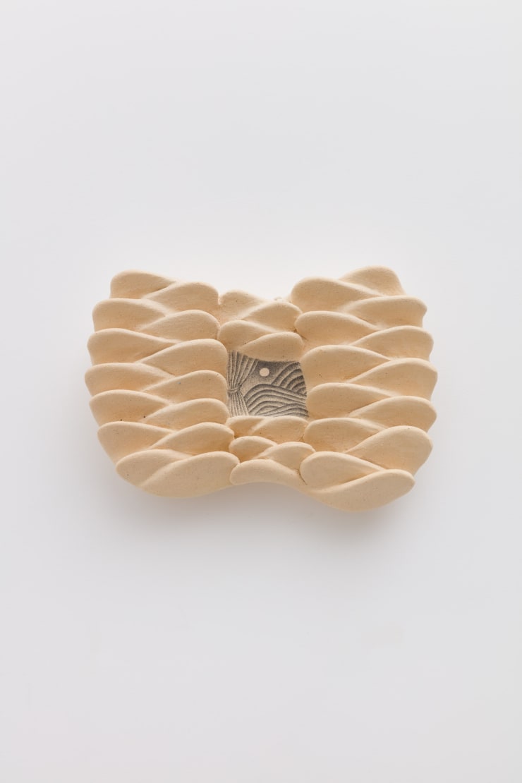 Ayla Tavares mountains ballet 4, 2024 Graphite on ceramic