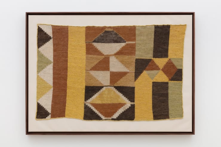 Silät Nokajiaj (Alegría / Happiness, 2022 Hand-spun chaguar fibre, natural dyes from the native forest, woven fabric and antique stitch