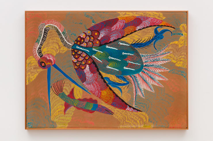 Chico da Silva Untitled, 1970 Gouache on paper