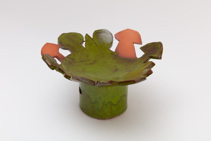 Francesca Anfossi Green Bowl Earthenware terracotta