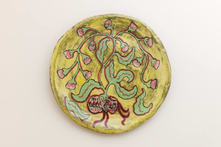 Christabel MacGreevy Medallion, 2025 Glazed stoneware