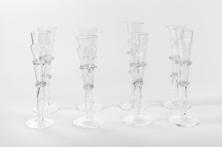 Alexander Kirkeby Champagne Flute, 2017 Glass