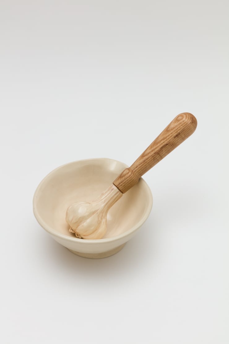 Alma Berrow Yada yada, 2025 Earthenware and wood