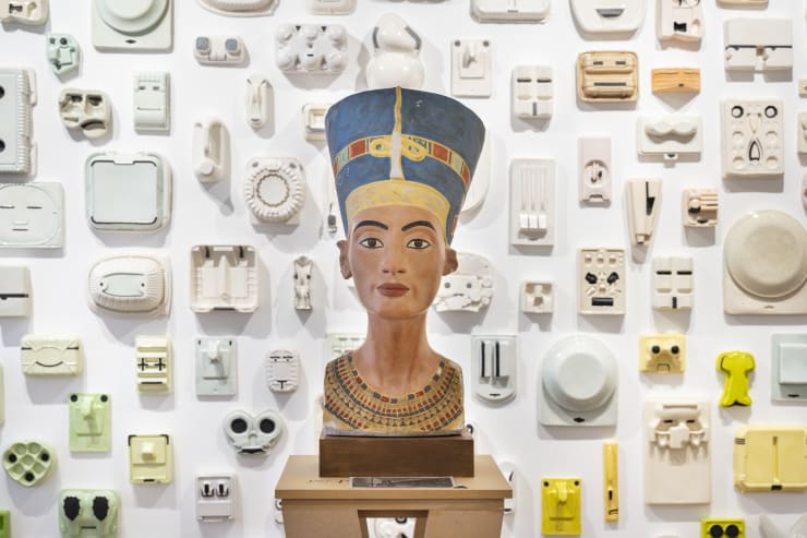 Installation view: Sorry It's A Mess, We Jut Moved In! LAMB, London, 2021.