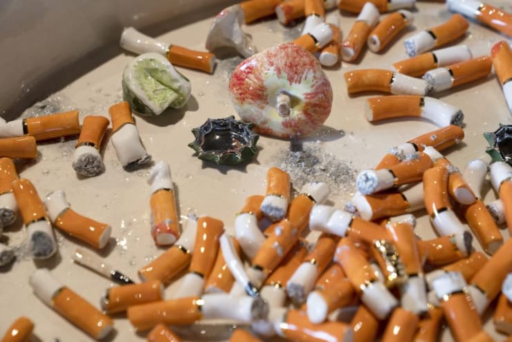 Alma Berrow: After Party, A new series of hand-painted porcelain sculptures by Alma Berrow are on view in the exhibition,...