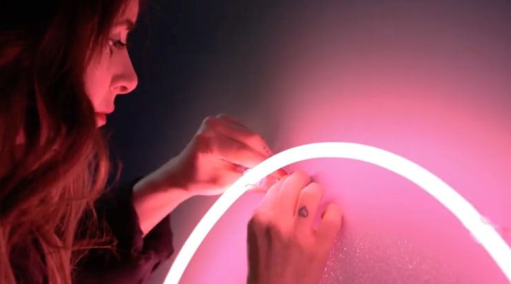 Lauren Baker In The Studio, 2018