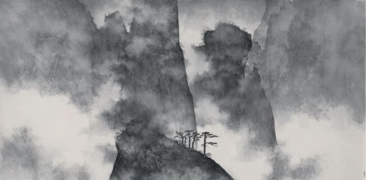 Mountains Hidden in Clouds and Mist, 2008