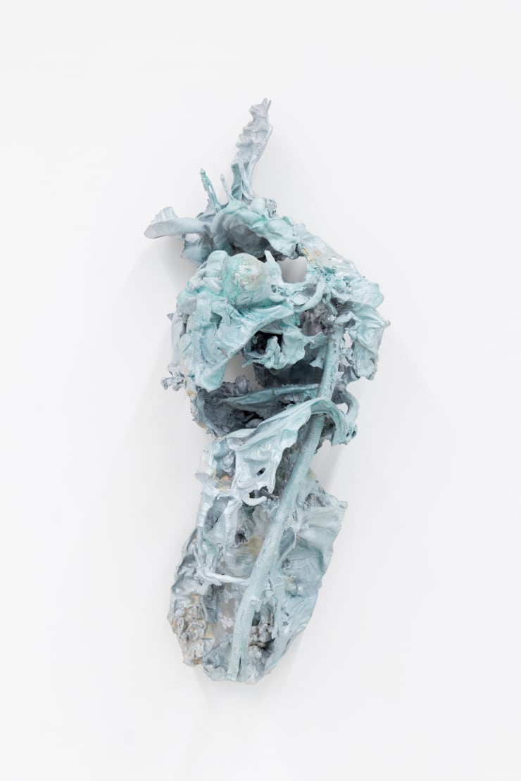 Silver K, 2016 Spray Paint on Aluminium 36 x 82 x 28 cm 14 1/8 x 32 1/4 x 11 1/8 in