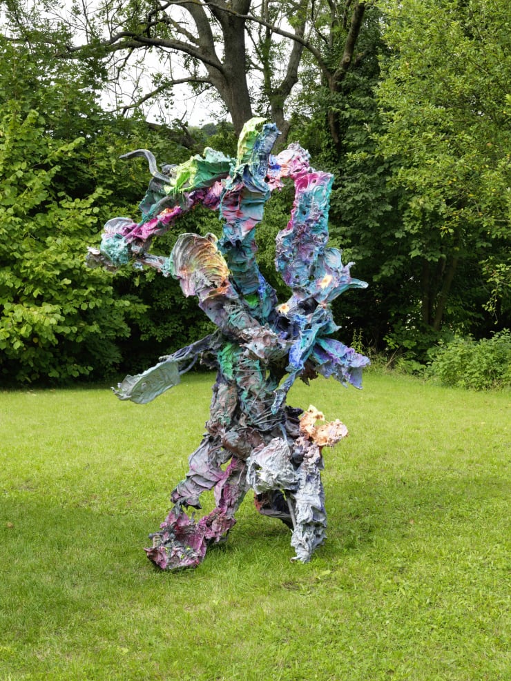 Karl Karner Oimos, 2019 Aluminum, enamel paint,silicone 140 x 190 x 146 cm Photo: © FARBPRAXIS