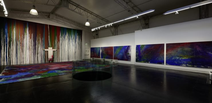 Hermann Nitsch, Installation View: 'Bayreuth Walküre', nitsch museum, Mistelbach, Oct 2021 – Nov 2022. Photo ©Manfred_Thumberger