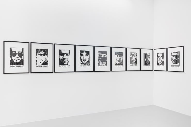 Jonas Höschl Installation View: Sensitive Content, Galerie Kandlhofer, Vienna, 2025