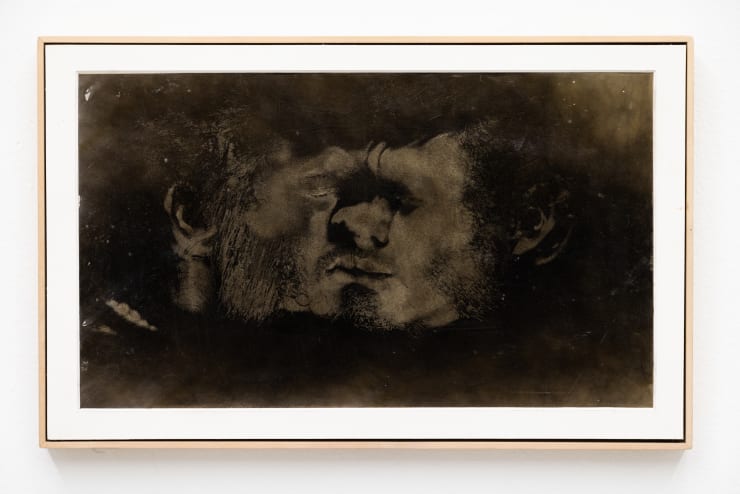 Maximilian Prüfer, Portrait gerollt - Opa, 2010