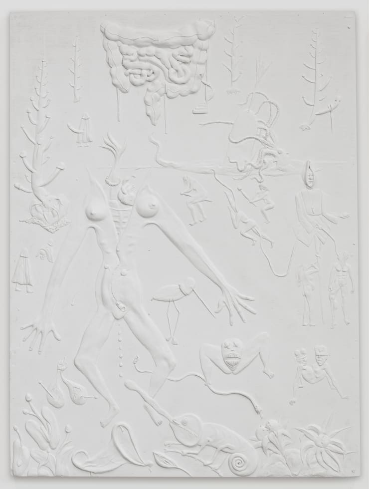 Tim Noble, Imaginary Beings, 2020, Cast in jesmonite, each panel: 94.44 x 121.92 x 7.62 cm, 37 1/8 x 48 x 3 in, Edition 1/2 plus 1 AP photography curtesy: kunst-dokumentation.com