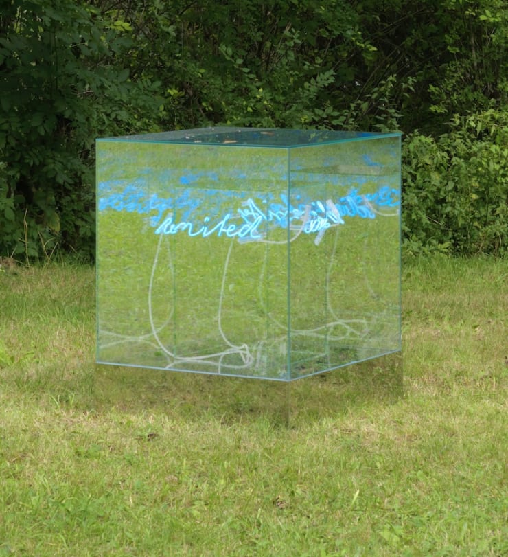 Brigitte Kowanz United in Diversity, 2019 Neon, Spiegel Ex. 2/3 70 x 70 x 70 cm 27 1/2 x 27 1/2 x 27 1/2 in