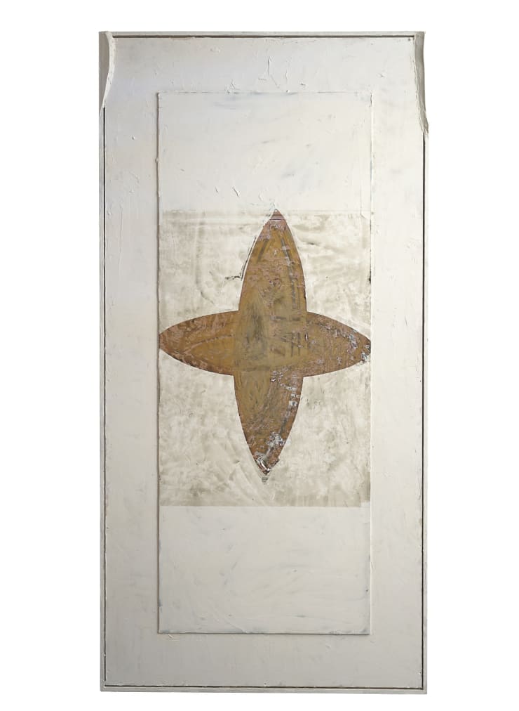 Dessì, Senza titolo, 2002, intervento su muro, cm 290x245