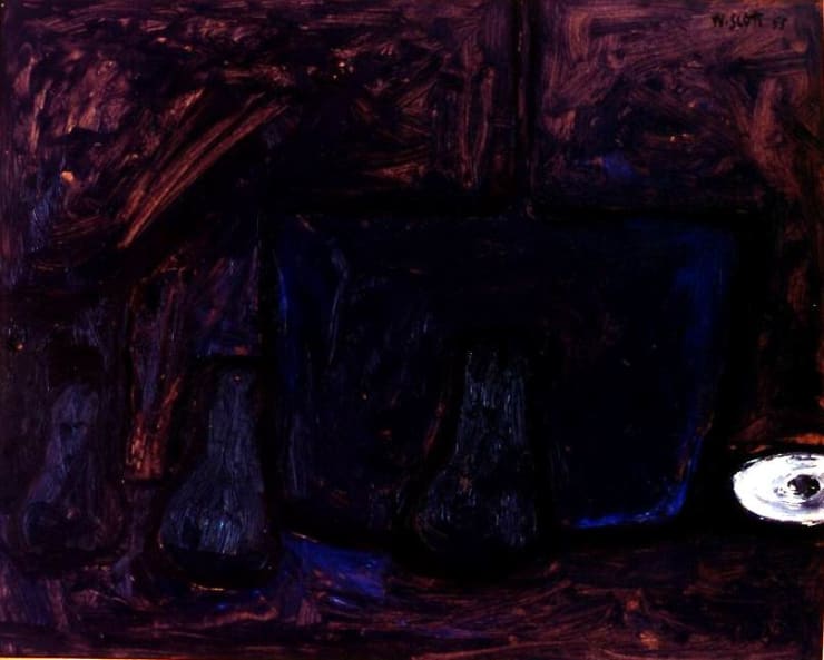 Still life, 1955, tempera su tela, cm 23,2x28,5