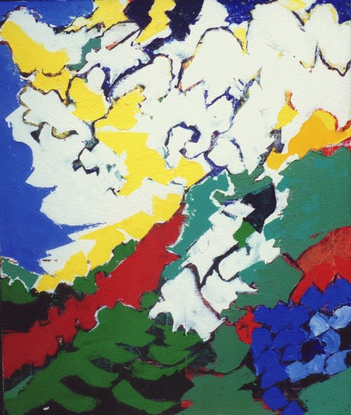 Metamorphoses de l'arbre 1971, olio su tela cm 100x120