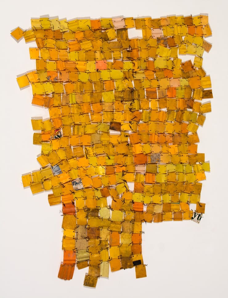 Commit yourself to excellence, 2019, 146x102, plastiche e fili di rame