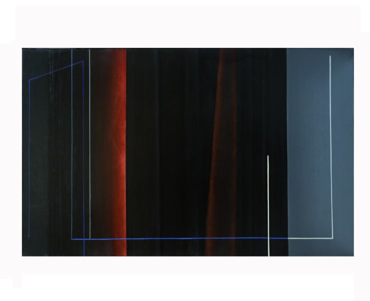 Vigny, 1965, olio su tela, cm 63X100