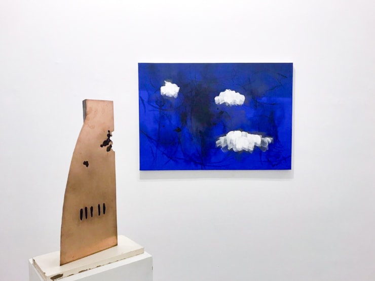 Dettaglio delle opere di Kengiro Azuma e Koji Yamamoto.