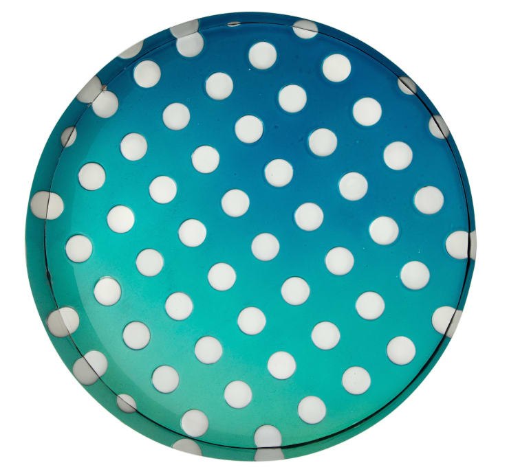 Kamigami Sea Green Bubble, 2017, tecnica mista su legno acciaio verniciato e cromato, cm 60X60X12