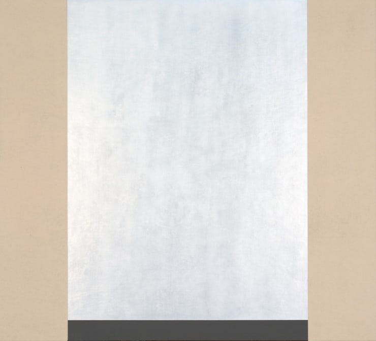 Echo, 2016, cm 80X80, cera ad encausto con base di acrilico su tela su legno