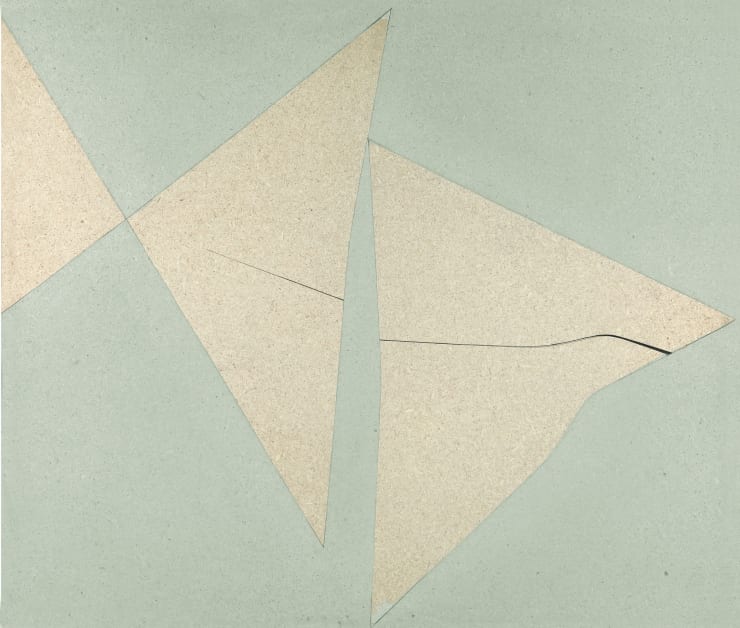 AC murale 154, 1975, cm 60x72, acrilico su pavatex.