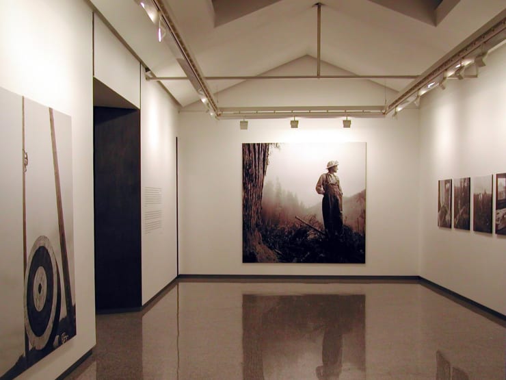 Veduta della prima sala.