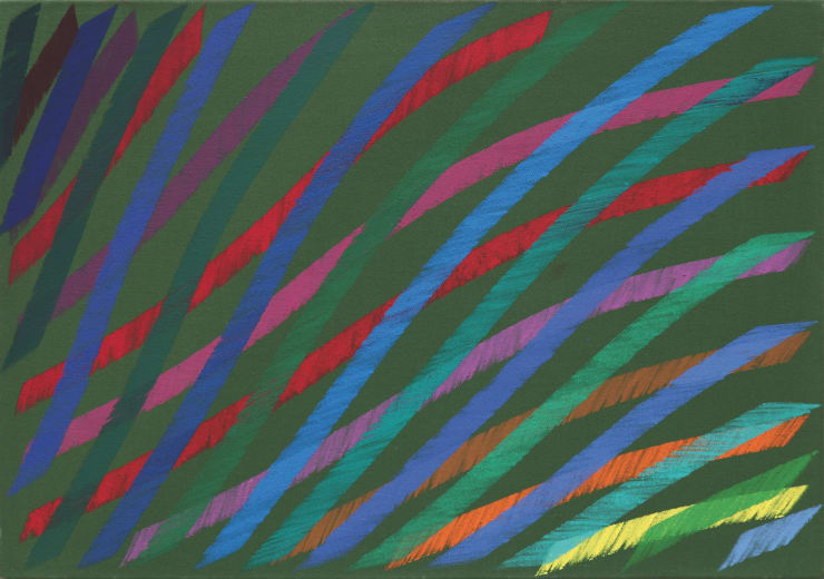 Fresh waters” I, 1984, cm 45x65, olio su tela