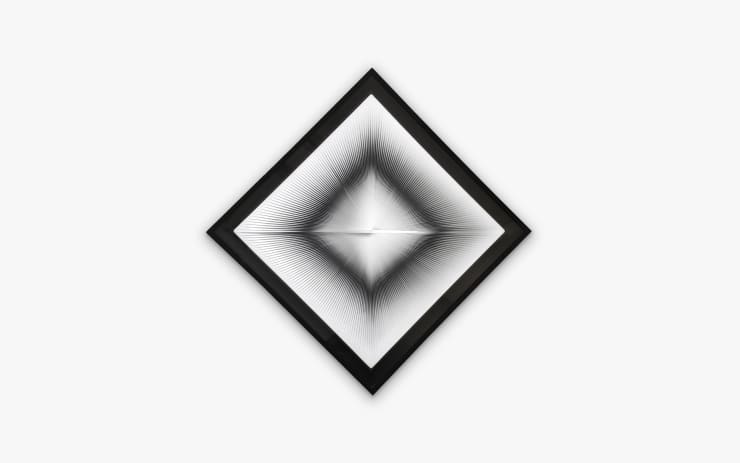 Toni Costa Optical dynamic structure 1960 polietilene cm 60x60 ( diagonale cm 85 )
