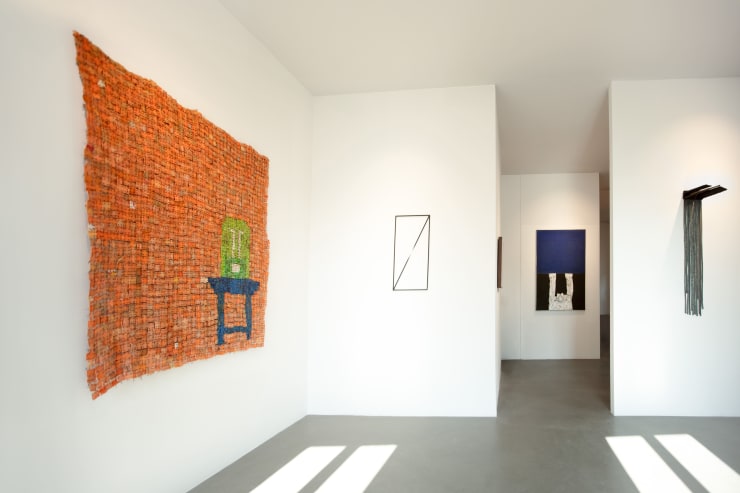 da sinistra: Serge Attukei Clottey, Icaro, Jorge Eielson, Nunzio