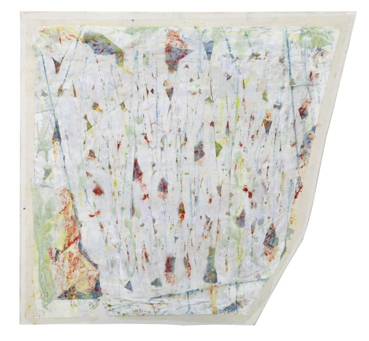 Piccolo "frammentario", 1993, tecnica mista, cm 54x51,5