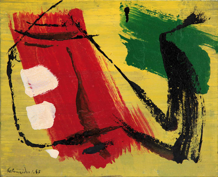 Opus 7 H, 1967, olio su tela, cm 33X41