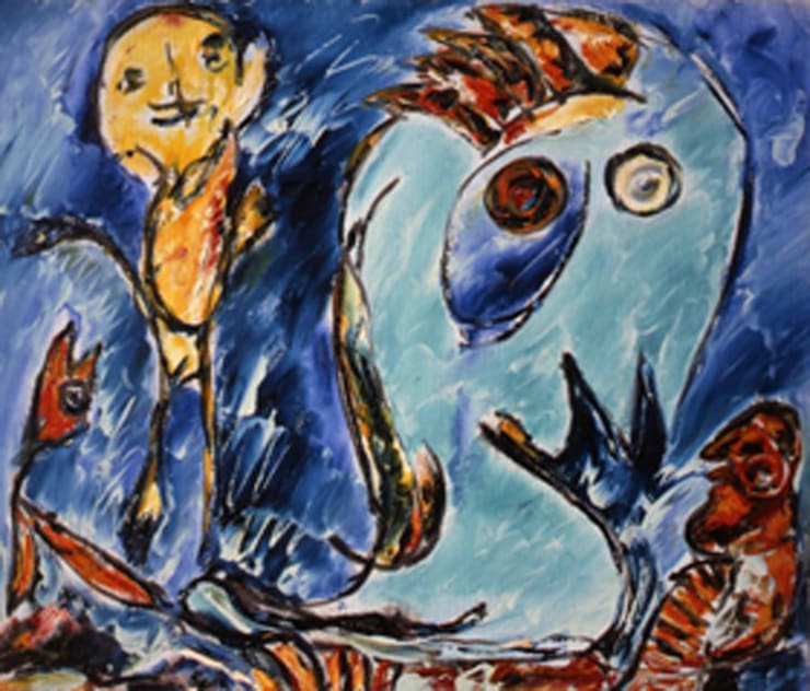 Leda And The Swan, 1979, acquerelli su carta, cm 60X70