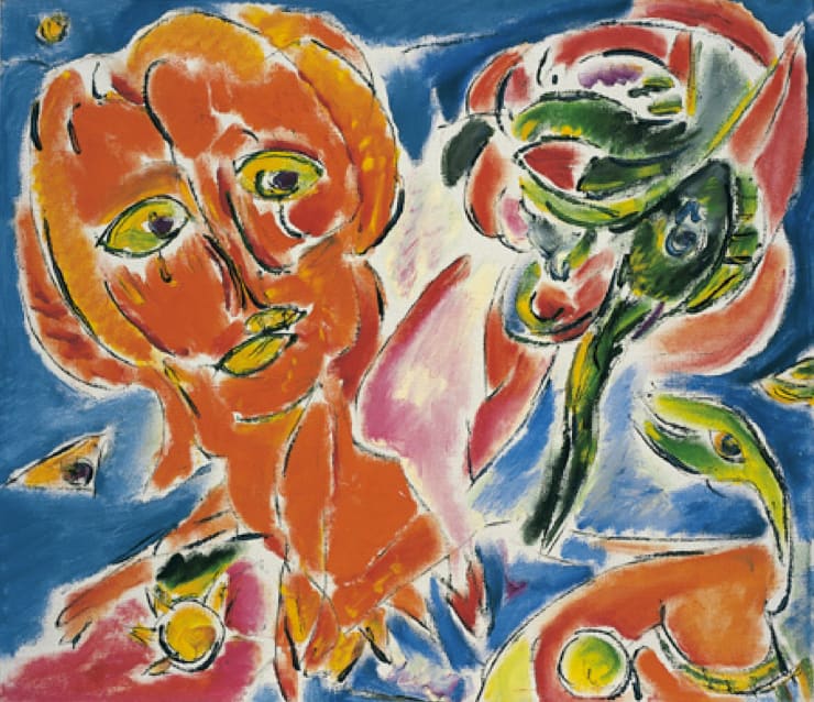 No Title, 1985, olio su tela, cm 60X70