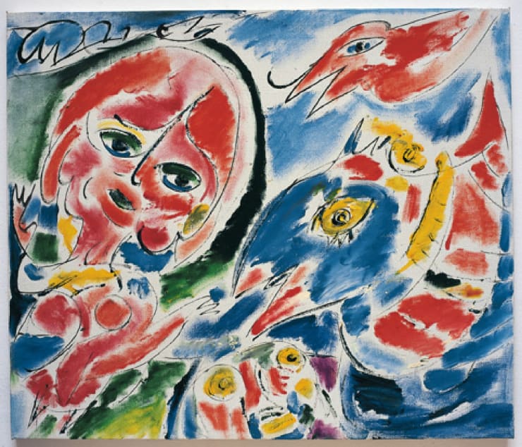 No Title, 1985, olio su tela, cm 60X70