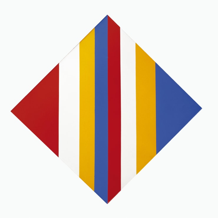 acht gleiche farbquanten, 1970, olio su tela, cm 40x40