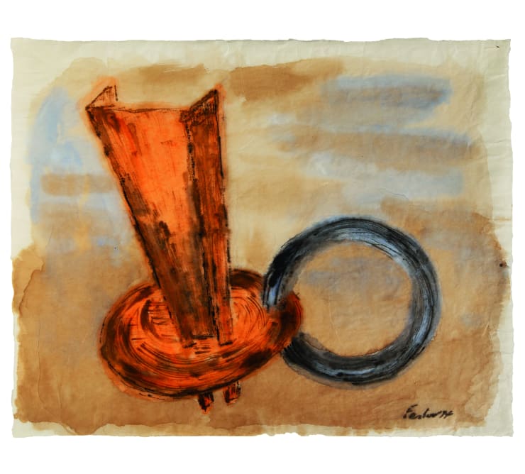 22. Furnace I, 1974, tecnica mista, cm 49X62