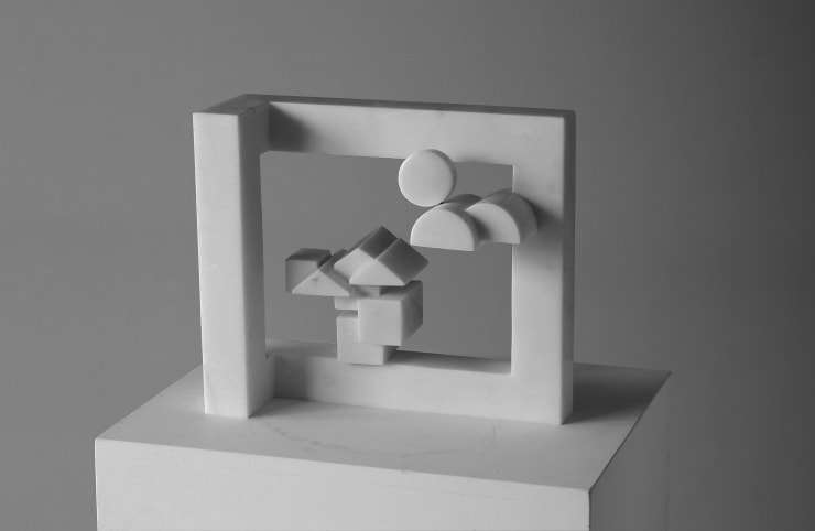 Finestra, 2003, Marmo di Carrara, cm 45x18x35