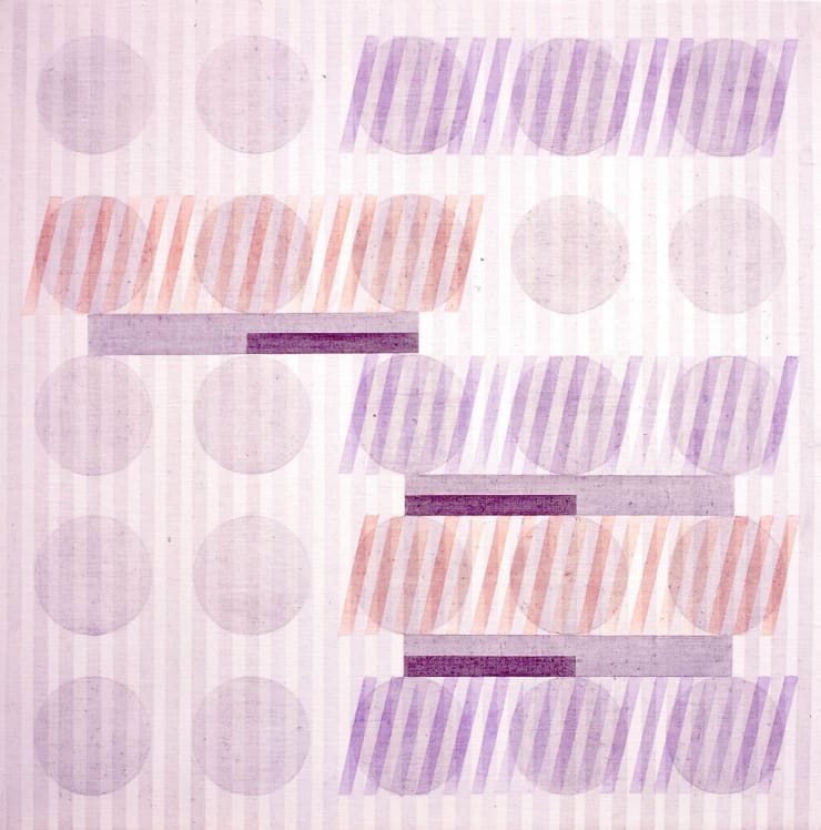 Carlo Nangeroni, Senza titolo, 1981 acrilico su tela, cm 63x63