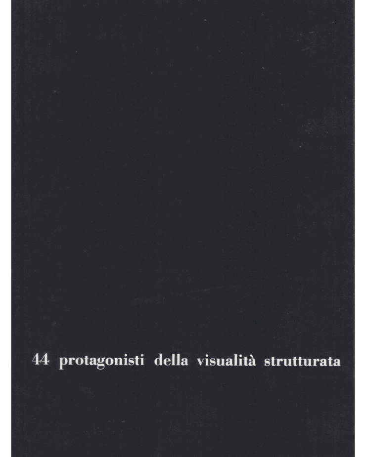 44 protagonisti della visualità strutturata