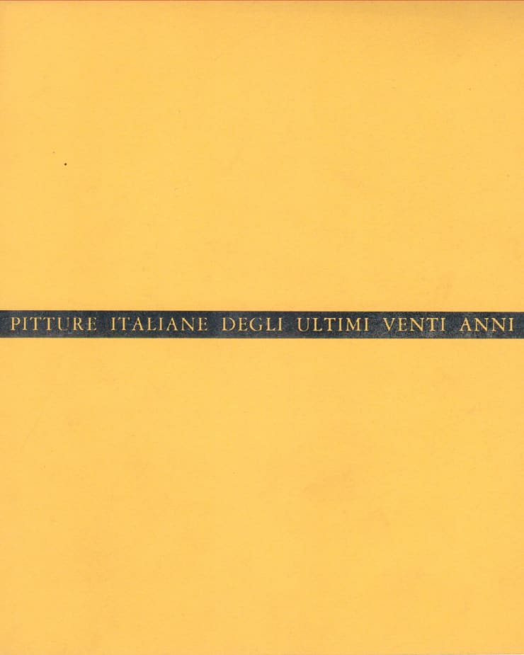 Pitture italiane degli ultimi venti anni