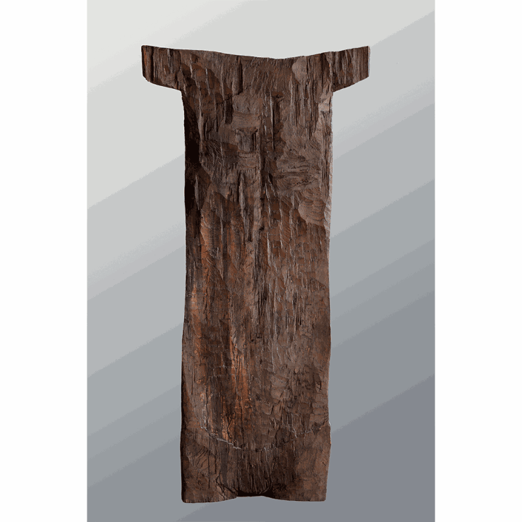 Grande Crocefissione, 1961, legno, cm 176x60x3,5