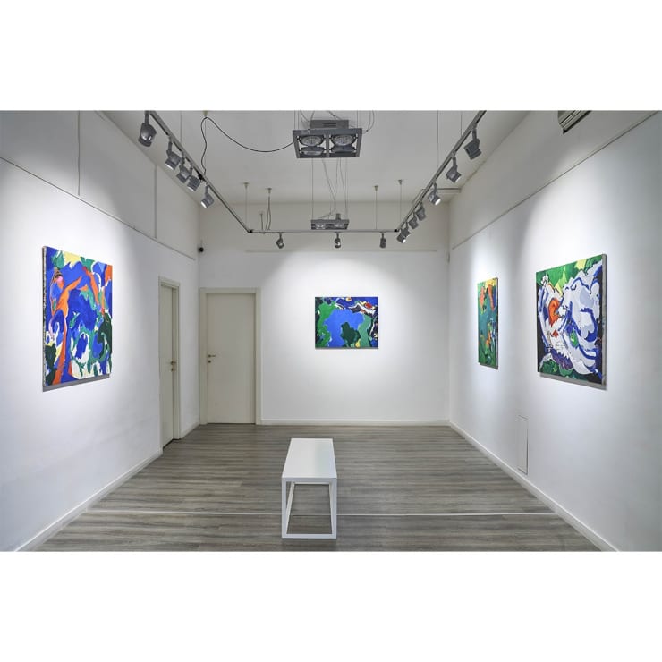 Veduta della mostra presso VV8artecontemporanea. Photo courtesy Fabrizio Cicconi.