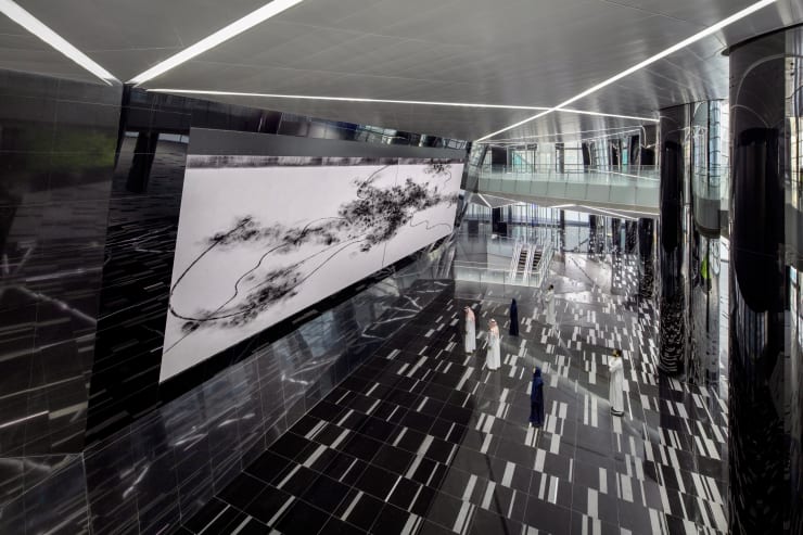 TADAWUL Media Wall Art Work: Koji Yamamoto Photo: Gerry O’Leary