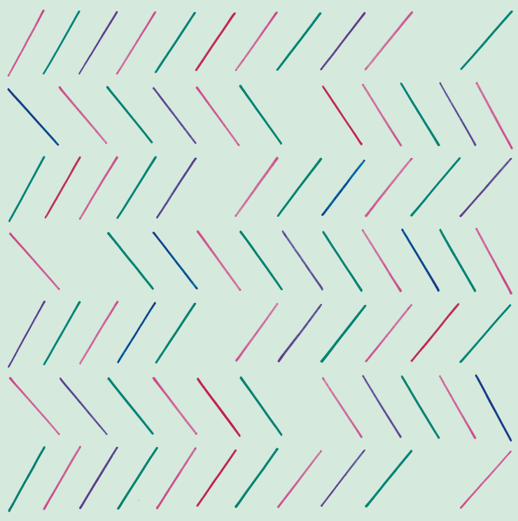 Mario Nigro, 29. A2, 1975-79, acrilico su masonite, cm 60x60.