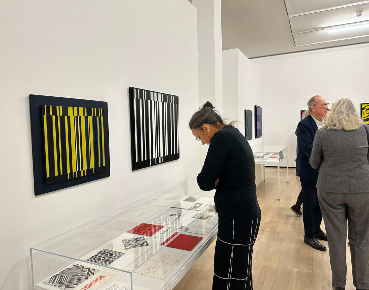 Fotografia dell'inaugurazione della mostra presso Lenbachhaus, Monaco.