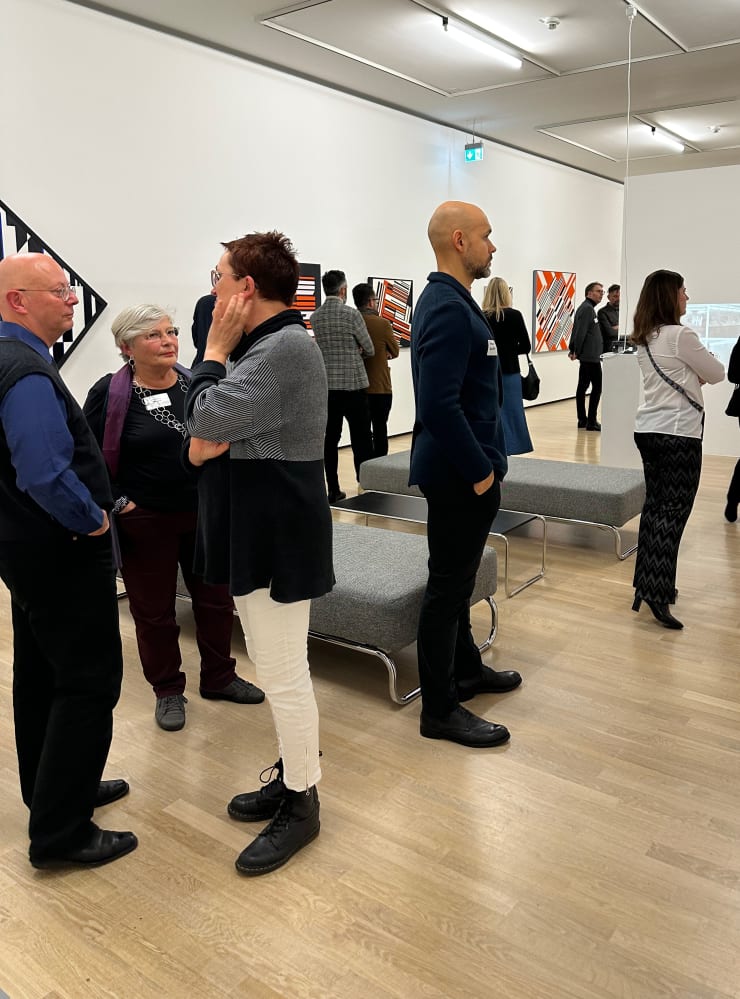 Inaugurazione della mostra.